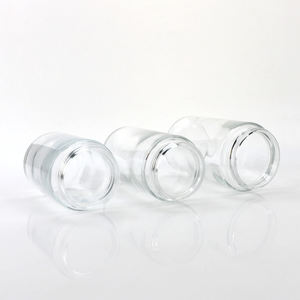 Venta al por Mayor de Frascos de Vidrio Transparentes de Boca Ancha Personalizables, Capacidades de 1oz-18oz, Tapa de Rosca, Recargables, Serigrafía - Product Image 4