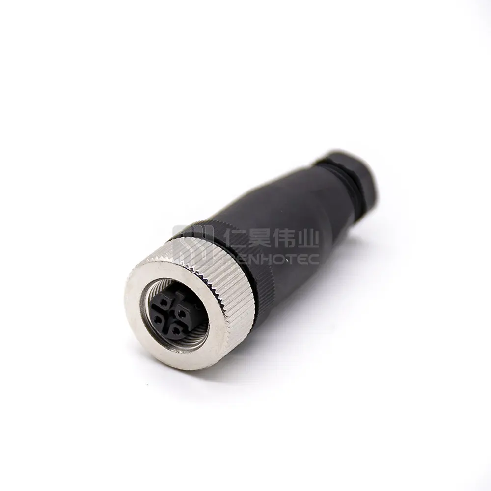 M12 Sensor Cable Plug IP67 5 Pin Male and Female Waterproof Connector