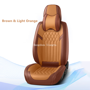 Xiangta 5D luxe en cuir Pu universel Fly 5D stéréo housse de sièges de voiture en cuir Pvc housses de siège imperméables pour voiture - Product Image 3