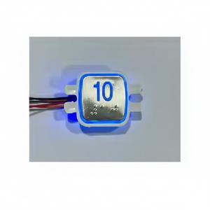 Panneau de bouton poussoir d'ascenseur de cadre inoxydable robuste pour la compatibilité de hall d'opération de monte-plat d'appartement et d'hôpital d'hôtel de villa - Product Image 1