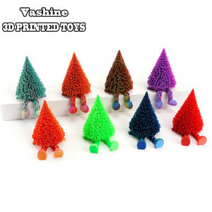 Vashine-<span class=keywords><strong>Figurine</strong></span> PLA imprimée en 3D, jouets de décoration de voiture colorée, <span class=keywords><strong>figurine</strong></span> 3D en cristal flexible - Product Image 1