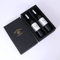 Cajas de Regalo Rígidas Personalizadas de Alta Gama para 3 Botellas de Vino, Whisky o Vodka, Caja de Cartón con Inserto, Tamaño Personalizado al por Mayor