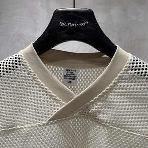 Maglietta da Calcio Retro Y2K con Scollo a V, Patch a Righe, Leggera, Manica Corta, T-Shirt Casual da Uomo Vestibilità Ampia - Product Image 2