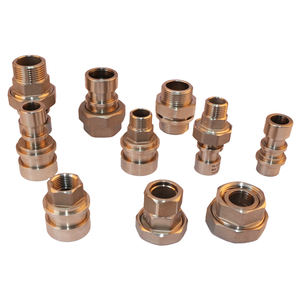 Composants personnalisés YOD, <span class=keywords><strong>service</strong></span> d'usinage CNC de précision, raccord hexagonal en acier inoxydable 1/2 NPT 304 SS, norme NSF/ANSI 61 - Product Image 4