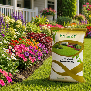 Engrais Ferreux Soluble Desert Energy Ferro 20, Sulfate Ferreux à 20% de Fer, Poudre pour l'Entretien Professionnel des Gazons et des Cultures, 25kg - Product Image 1