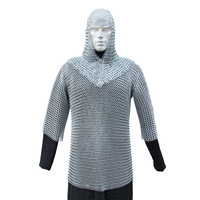 Chaîne de mailles métalliques de qualité supérieure pour jeux de rôle historiques, offrant force, durabilité et élégance guerrière