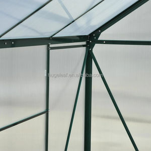 سهل التجميع مقاوم للماء للمشي في حديقة بولي كربونات بإطار من الألومنيوم مع باب منزلق مفرد - Product Image 5