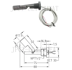 JPCI tipo DT reed switch contatto interruttore a galleggiante di livello orizzontale utilizzare nelle pompe dell'aria condizionata