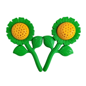 Clochettes en plastique en forme de tournesol pour la vente en gros, instrument de percussion Orff pour l'entraînement rythmique des tout-petits - Product Image 1