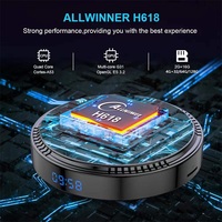 Android 12.0 TV Box, HK1 RBOX 4GB 128GB Smart TV Box con WIFI6 de Doble Banda 2.4G/5.8G, TV Box BT 5.0 con Allwinner H618 (Negro)