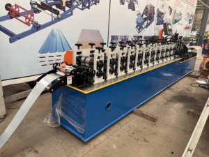 Máquina automática de laminado de techo con ranura para sombrero de tablero de yeso, máquina formadora de acero con perfil <span class=keywords><strong>Omega</strong></span> - Product Image 5