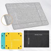Table de puzzle portable en vente chaude, plateau en feutre inclinable, tapis de sol pour enfants pour 1000 à 2000 pièces avec surface en feutre antidérapante