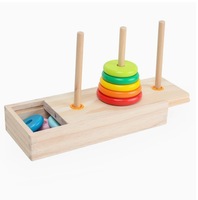 Mainan Edukasi Dini Montessori Kayu untuk Anak, Meningkatkan Kemampuan Kognitif, Delapan Lapis, Melatih Logika Berpikir untuk Anak Sekolah Dasar