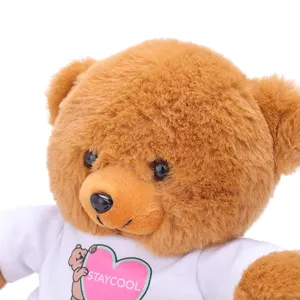 OEM ODM制造商婴儿软娃娃新款软可爱豪华泰迪熊毛绒动物玩具