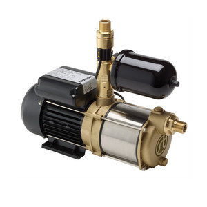 Bomba centrífuga eléctrica monofásica Stuart Turner Mainsboost VariQ vertical multietapa de 1 HP con conexión de brida de 1 pulgada - Product Image 1