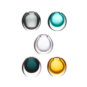 Accessoires de décoration intérieure pour la maison, cinq couleurs, pots à bonsaï en forme de boule, vases en verre - Product Image 1