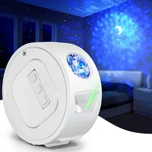 Voice control Rotate Star Galaxy Projector with Moon Light Decoration with LED Nebula Cloud for Gaming Room