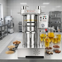Nouvelle Presse à Huile Hydraulique Intelligente HY-YY10 105T à Froid en Acier Inoxydable pour la Production Automatique d'Huile Comestible de Sésame