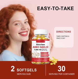 Capsule di Estratto di Aglio, Integratore Alimentare Quotidiano per Adulti, Supporto per la <span class=keywords><strong>Salute</strong></span> Generale Bilanciata <span class=keywords><strong>e</strong></span> la Cura Quotidiana del Corpo - Product Image 2