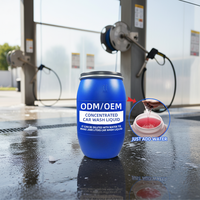 Liquide de lavage de voiture hautement concentré avec cire pour l'éclat et le nettoyage - Emballage en vrac commercial pour la vente en gros
