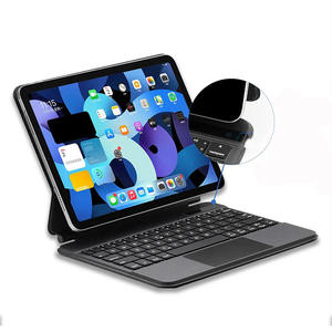 Funda con Teclado y <span class=keywords><strong>Mouse</strong></span> Inalámbrico <span class=keywords><strong>Magic</strong></span> Trackpad 2018 para iPad Air 5 4 10.9 Pro 11 2021 <span class=keywords><strong>2020</strong></span> Tablet USB Piano Óptico OEM USB Tipo C - Product Image 1
