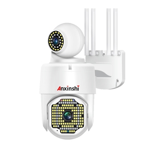 Anxinshi OEM ราคาโรงงาน3MP <span class=keywords><strong>YCC365</strong></span>บวกแสงคู่กล้อง PTZ ไร้สายที่มีการติดตามอัตโนมัติสีแดงและไฟเตือนกล้อง Wifi - Product Image 1