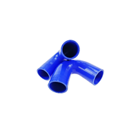 Venta caliente personalizado de alta temperatura radiador de coche Intercooler enfriador filtro de aire conector codo de admisión manguera de silicona corte de 45 °