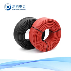 Câble solaire photovoltaïque de haute qualité PNTECH en cuivre étamé sans oxygène à double cœur 2x4.0mm2 isolé XLPO pour centrale électrique - Product Image 6