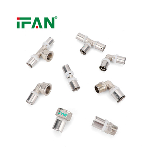 IFAN Prix usine Raccords PEX personnalisés 16mm-32mm, Raccords à sertir en laiton pour plomberie plastique, Raccords en laiton pour tuyauterie PEX - Product Image 4