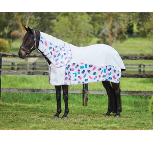 Alfombras de caballo de verano hechas a mano Para climas cálidos con diseño transpirable Tejido ligero Fácil de limpiar y secar - Product Image 1