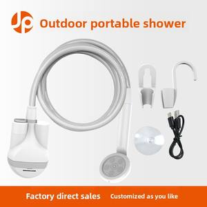 Douche de <span class=keywords><strong>camping</strong></span> en plein air, <span class=keywords><strong>gadget</strong></span> en ABS pour la maison et les voyages en voiture, pompe auto-amorçante portable, pomme de douche électrique - Product Image 5