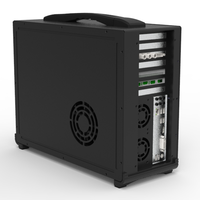 EVAK 17.3" Monitor Besar Portabel dengan Chassis Industri, Peralatan Livestream untuk Acara & Konferensi Virtual - Tersedia