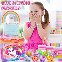 Bombes de Bain Licorne en Gros pour Filles et Enfants avec Bijoux Surprise à l'Intérieur – Cadeau d'Anniversaire pour Filles, Bain Moussant