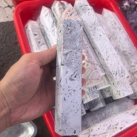 Vente en gros d'agate mexicaine blanche naturelle de haute qualité, cristal de guérison, agate brute pour la décoration