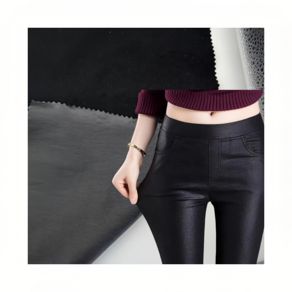 Fashion Cheap 78%rayon 18%nylon 4%spandex Stretch Thin Skin Velvet Fabric for Trousers Jackets