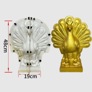 Betonnen Mallen Voor Villadieren (Hanen Vissen Vogels Pauwen Leeuwendraken), Bloemvormige Ballen, Romeinse Zuilen En Vangrails - Product Image 6