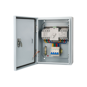 Boîtier de distribution de commande double alimentation 2P 63A 220V avec disjoncteur et interrupteur complet pour équipement électrique ZY 63a Cur - Product Image 6
