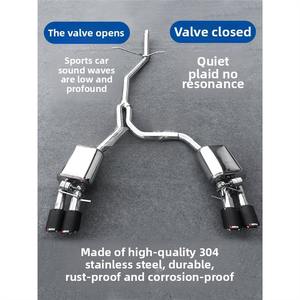 Adecuado para modificación de tubo de escape Audi Q2L/Q3/Q5L/Q7, válvula de ruido, explosión de rango completo, sonido de coche deportivo de tono bajo - Product Image 5