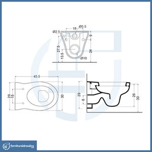 Jarrón Colgante Linpha, Producto para Baños Infantiles - Product Image 2