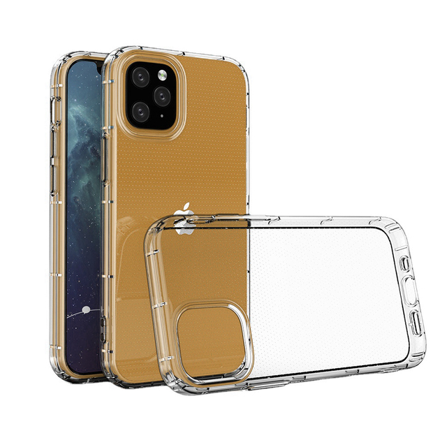 For iPhone 12 13 Pro 14 15 Case Slim Transparent Clear Silicone Covers Premium TPU Case for iPhone 16 17 Clear Case Shock Proof