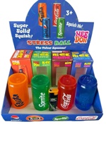 En stock, expédition rapide 3-7 jours, jouets squishy NeeDoh Coca-Cola Sprite de haute qualité, jouets anti-stress en plastique à remontée lente, jouets à presser