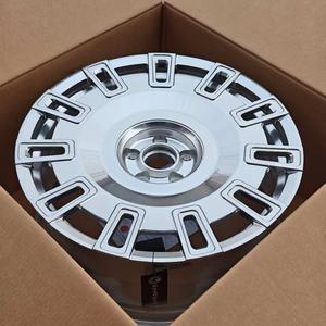Rines Forjados de Alta Gama con Estilo Benz, Acabado Pulido Espejo Premium, Tapa Flotante de Cara Grande para Mercedes Clase <span class=keywords><strong>S</strong></span> - Product Image 5