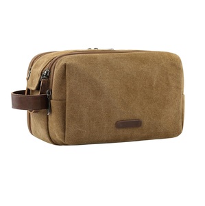 Water-resistant Shaving Make up <b>Bag</b> Canvas Travel <b>Toiletry</b> Organizer <b>Toiletry</b> <b>Bag</b> <b>for</b> <b>Men</b> - Product Image 6
