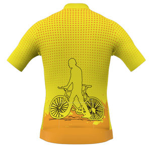 HIRBGOD – maillot de cyclisme haut de gamme pour hommes, sangle antidérapante, vêtement de vélo de <span class=keywords><strong>route</strong></span>, coupe ajustée, <span class=keywords><strong>tenue</strong></span> de vélo en plein air, maillot de cycliste d'été - Product Image 3