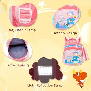 Sac d'école primaire pour enfants en gros, sac d'école léger et imperméable à la mode avec sangle réfléchissante, sac à dos pour étudiants - Product Image 3