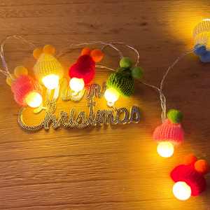 2024 Venta caliente Nueva Linda gorra de algodón suave Cadena de Luz Decoración de Navidad regalo de niña ligera - Product Image 2