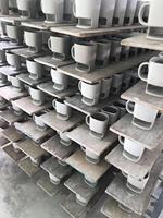 Mug à biscuits personnalisé avec fente intégrée pour biscuits, OEM ODM, plusieurs couleurs, logo, vente en gros, tasse à café en céramique pour cadeaux promotionnels