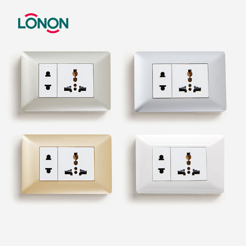 Factory Manufacturers Modern US Standard Wall Switches and Sockets Electrical