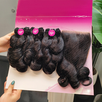 Paquete de Cabello Humano Virgen Vietnamita 100% Liso Natural Color Café con Cierre, de la Mejor Calidad, Precio al por Mayor