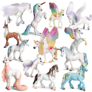 Jouets pour enfants yxs, modè<span class=keywords><strong>le</strong></span> réaliste de <span class=keywords><strong>cheval</strong></span> volant, bestie mythique de conte de fées, esprit, coloré, géant - Product Image 5